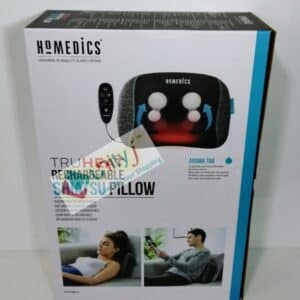 Unityj Uk Health HoMedics TRUHEAT Shiatsu Rechargeable Massage Pillow Rechargeable 3 370