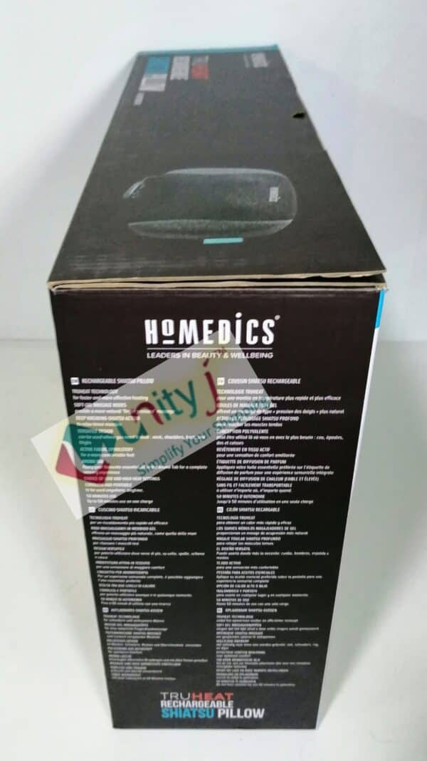 Unityj Uk Health HoMedics TRUHEAT Shiatsu Rechargeable Massage Pillow Rechargeable 4 371
