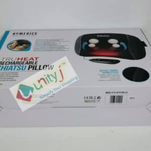 Unityj Uk Health HoMedics TRUHEAT Shiatsu Rechargeable Massage Pillow Rechargeable 5 372