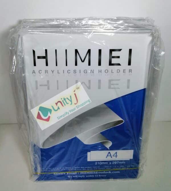 Unityj Uk Office MEQATS Menu Holder A4 Acrylic Sign Holder 372