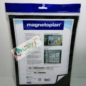 Unityj Uk Office Magnetoplan 1130312 Magnetofix Magnetic Frame A4 Black Pack Of 5 1 361