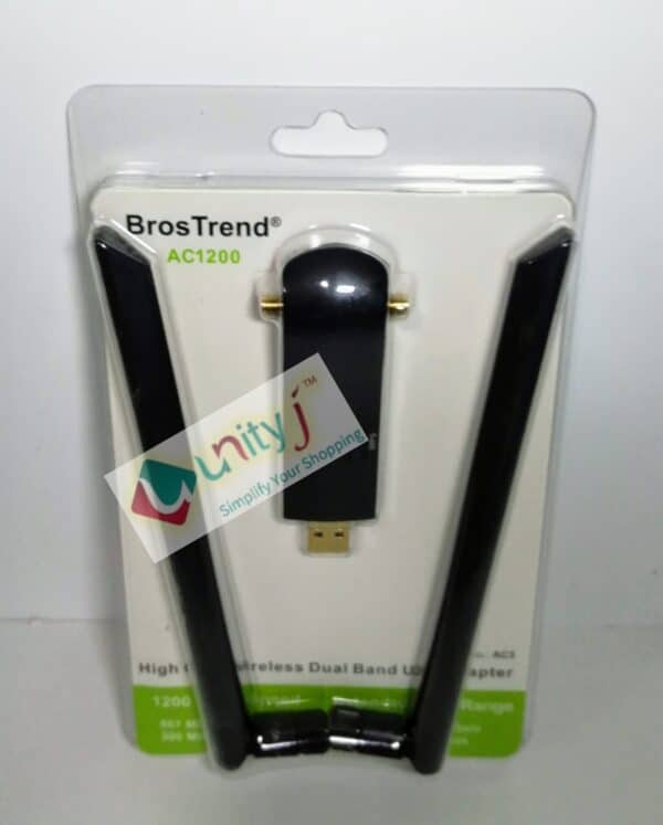 Unityj Uk Computers BrosTrend USB WiFi Dongle 1200Mbps Long Range 925