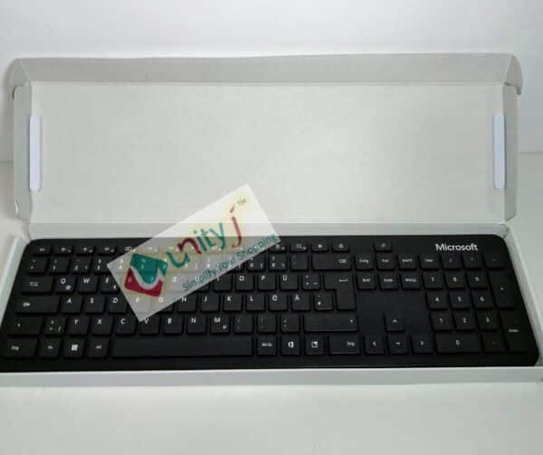 Unityj Uk Computers Microsoft Bluetooth Keyboard German QWERTZ Black ‎QSZ 00006, Model 1898 1 975
