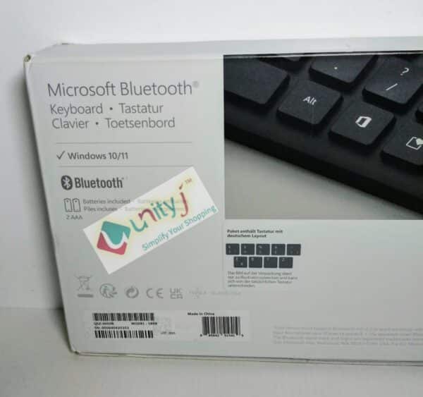 Unityj Uk Computers Microsoft Bluetooth Keyboard German QWERTZ Black ‎QSZ 00006, Model 1898 2 976