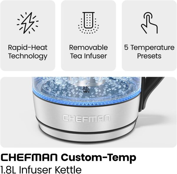 Unityj Uk Kitchen Appliances Chefman Electric Kettle 1 1208