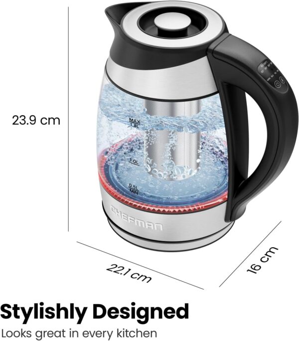 Unityj Uk Kitchen Appliances Chefman Electric Kettle 4 1205