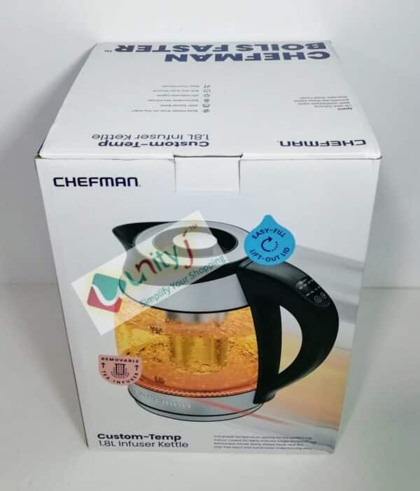 Unityj Uk Kitchen Appliances Chefman Electric Kettle With Temperature Control 3 1212