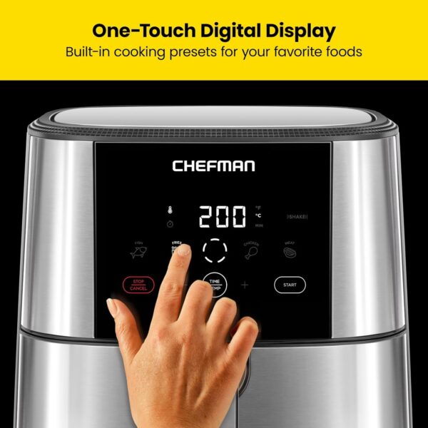 Unityj Uk Kitchen Appliances Chefman TurboFry Touch Air Fryer 3 1275