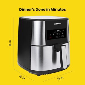 Unityj Uk Kitchen Appliances Chefman TurboFry Touch Air Fryer 4 1274