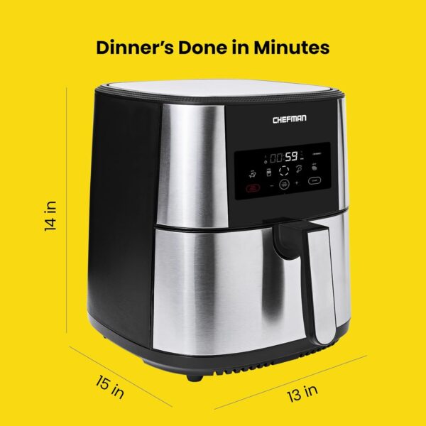 Unityj Uk Kitchen Appliances Chefman TurboFry Touch Air Fryer 4 1274