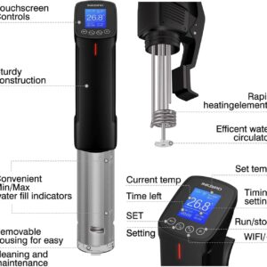 Unityj Uk Kitchen Appliances Inkbird ISV 100W Sous Vide WiFi Cooker 3 1173