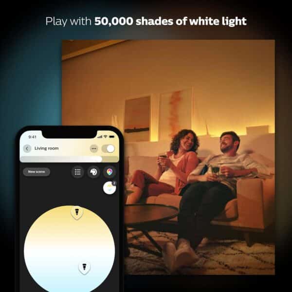 Unityj Uk Lighting Philips Hue White Ambiance Smart Bulb 1 124