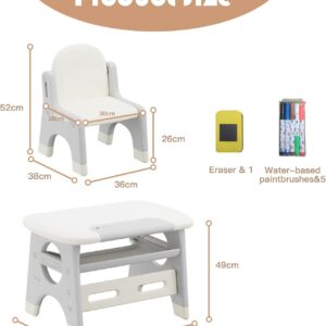 Unityj Uk Baby MEQATS Kids Drawing Table And Chair Set 366