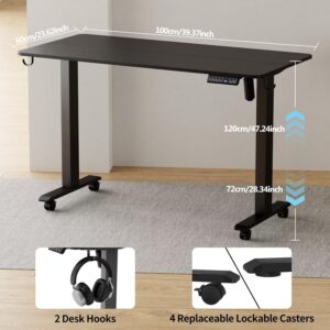 Unityj Uk Computers BEXEVUE Height Adjustable Electric Standing Desk 1 1058