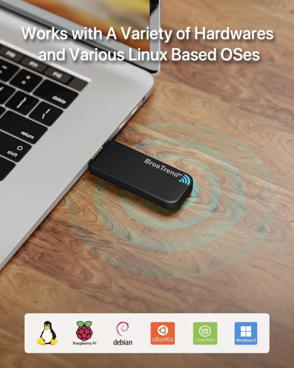 Unityj Uk Computers BrosTrend Linux USB WiFi Adapter 1 1003