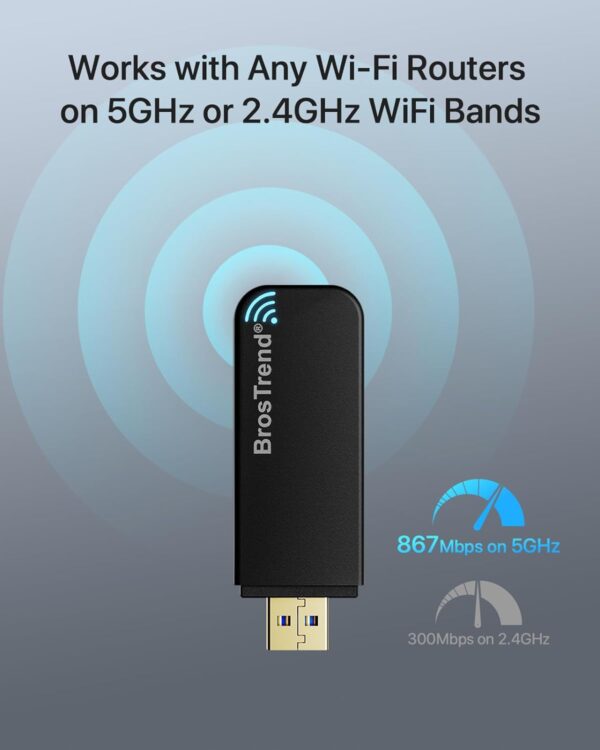 Unityj Uk Computers BrosTrend Linux USB WiFi Adapter 3 1001