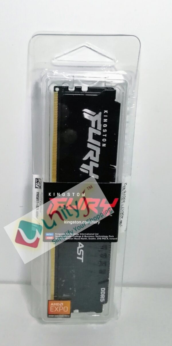 Unityj Uk Computers Kingston FURY Beast DDR5 16GB 6000MTs DDR5 994