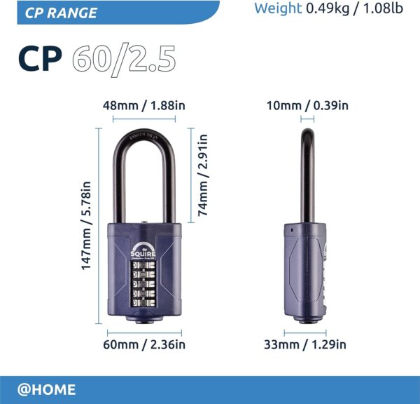 Unityj Uk Household Squire Heavy Duty Padlock 2 361