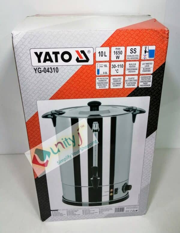 Unityj Uk Kitchen Appliances YATO Aluminium Boiler 10 L 1317