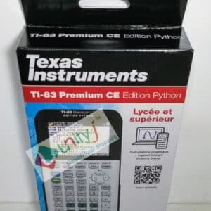 Unityj Uk Office TEXAS INSTRUMENTS Graphing Calculator TI 83 Premium CE Python Edition French Language 415