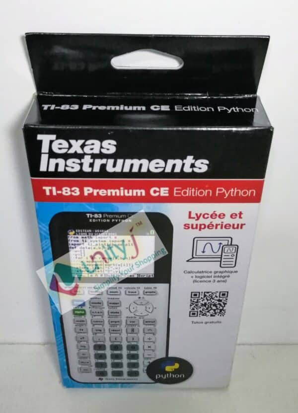 Unityj Uk Office TEXAS INSTRUMENTS Graphing Calculator TI 83 Premium CE Python Edition French Language 415