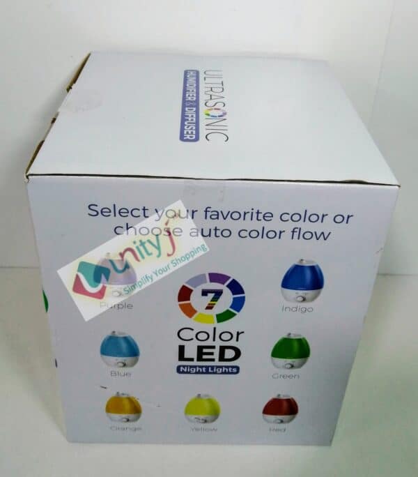 Unityj Uk Appliances Air Humidifier For Bedroom 7 Colours 5 600