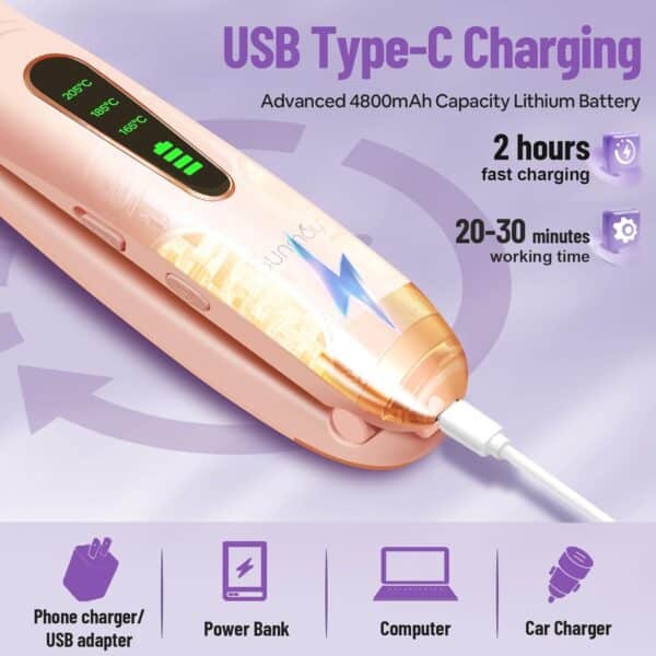 Unityj Uk Beauty SUNMAY Voga 2 In 1 Cordless Hair Straighteners 3 562