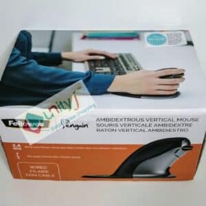Unityj Uk Computers Fellowes 9894401 – Mouse Penguin Ambidextrous Vertical Mouse – Large Wired 1203
