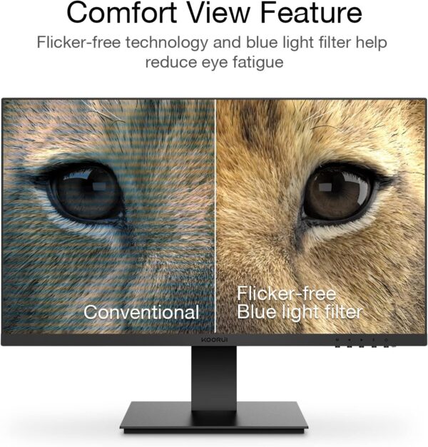 Unityj Uk Computers KOORUI 24 Inch FHD Monitor 3 1142