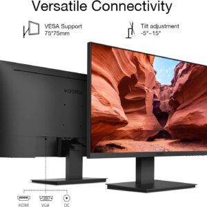 Unityj Uk Computers KOORUI 24 Inch FHD Monitor 5 1140