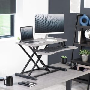 Unityj Uk Computers VIVO Standing 81 Cm Desk Converter, DESK V000KG 3 1192