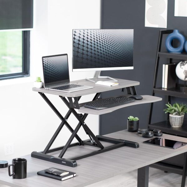 Unityj Uk Computers VIVO Standing 81 Cm Desk Converter, DESK V000KG 3 1192