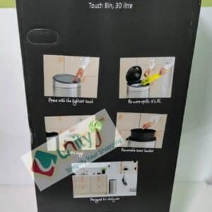 Unityj Uk Household Brabantia Touch Bin 30L Large Waste Bin For Kitchen 1 377