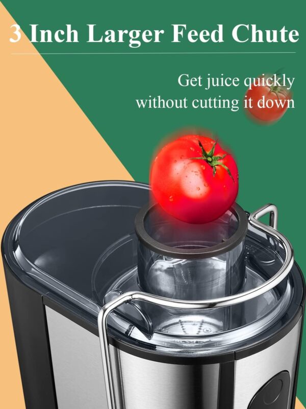 Unityj Uk Kitchen Appliances MEQATS Juicer, 600W Juicer Machines 2 1420
