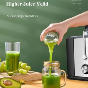 Unityj Uk Kitchen Appliances MEQATS Juicer, 600W Juicer Machines 4 1418