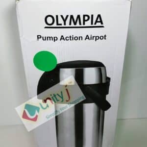 Unityj Uk Kitchen Appliances Olympia Pump Action Airpot 5 Litre Flask 1375