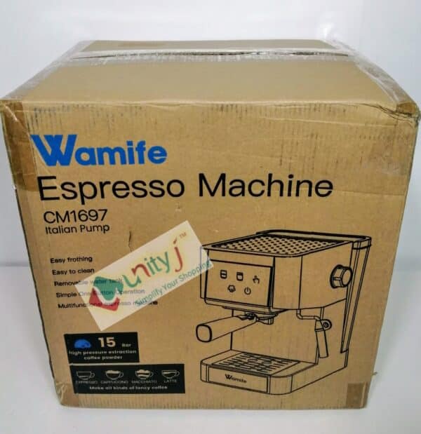 Unityj Uk Kitchen Appliances Wamife Espresso Machine Coffee Machine With Milk Frother 2 1395