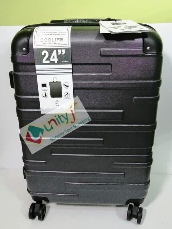 Unityj Uk Travel COOLIFE Hard Shell Suitcase Medium Grey 74