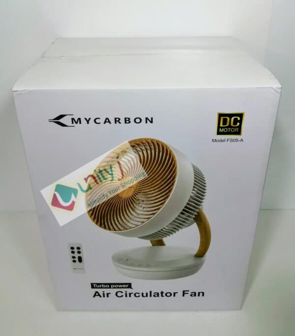 Unityj Uk Appliances MYCARBON Silent Fan Electric Desk Fan 601