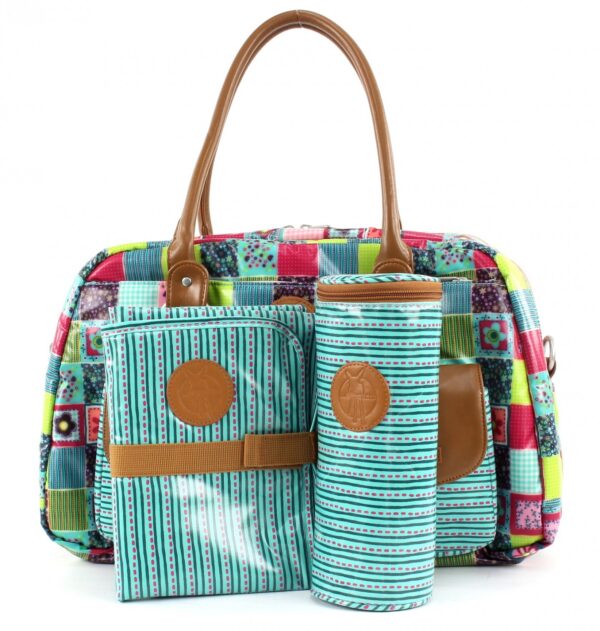 Unityj Uk Baby Lassig Baby Changing Diaper Bag, Flower Quilt 2 406