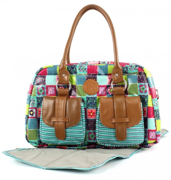 Unityj Uk Baby Lassig Baby Changing Diaper Bag, Flower Quilt 3 405