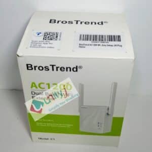Unityj Uk Computers BrosTrend AC1200 WiFi Booster Range Extender 1233