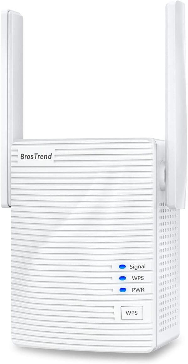 Unityj Uk Computers BrosTrend AC1200 WiFi Booster Range Extender, 1237