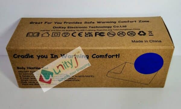 Unityj Uk Health MEQATS Heating Pad BLUE GREY 12 X 24 462