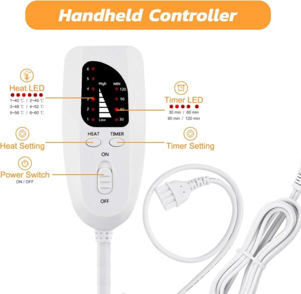 Unityj Uk Health MEQATS Heating Pad, Electric 2 466