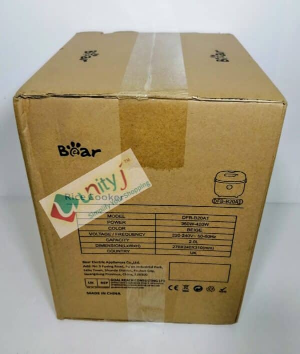 Unityj Uk Kitchen Appliances Bear Multifunctional 3.5 Cups (Uncooked) Rice Cooker 1 1451