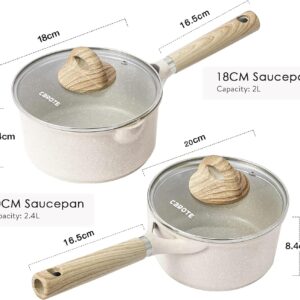 Unityj Uk Kitchen Appliances CAROTE Saucepan With Lid, 1 1470