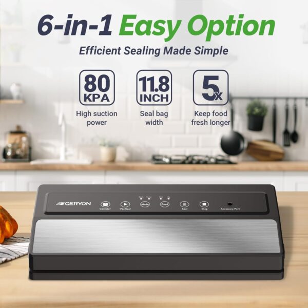Unityj Uk Kitchen Appliances GERYON Vacuum Sealer Machine 3 1501