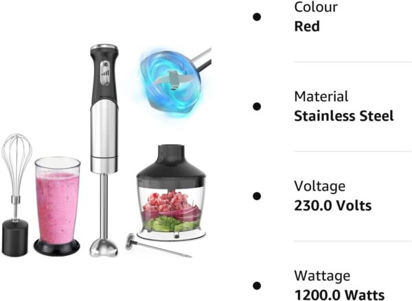 Unityj Uk Kitchen Appliances MEQATS Hand Blender 7 1448
