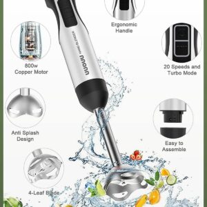 Unityj Uk Kitchen Appliances MEQATS Hand Blender, 800W 4 1443